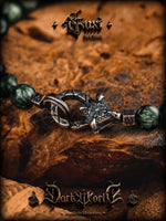 Green Crystal Beaded Bracelet 3