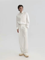 Hand-Beaded Jacquard Embroidered Loose Fit Pants 3