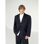 Hand-Beaded Oversized Suit Jacket and Pants 3