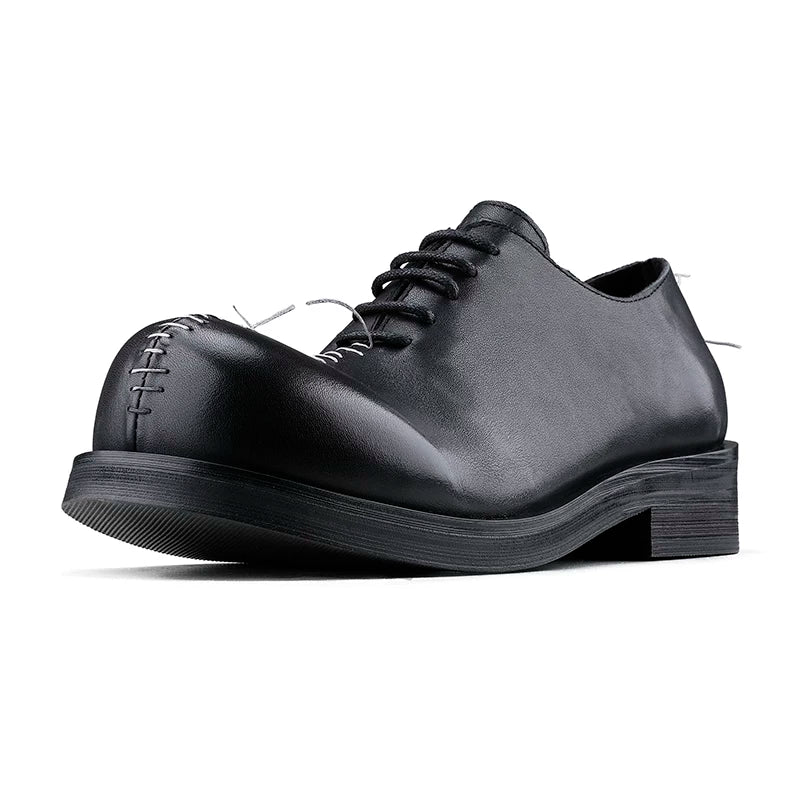 alt_id_5030864566, Hand-Stitched Top-Grain Leather Derby Shoes