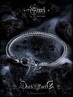 Hand-Woven 925 Sterling Silver Fox Tail Bracelet 2