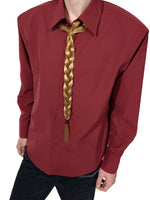 Hand-Woven Braided Hair Tie Necklace 3