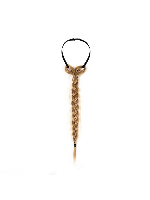 Hand-Woven Braided Hair Tie Necklace 5