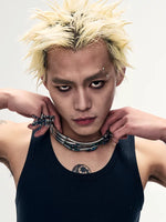 Handcrafted Avant-Garde Clavicle Chain Necklace 2