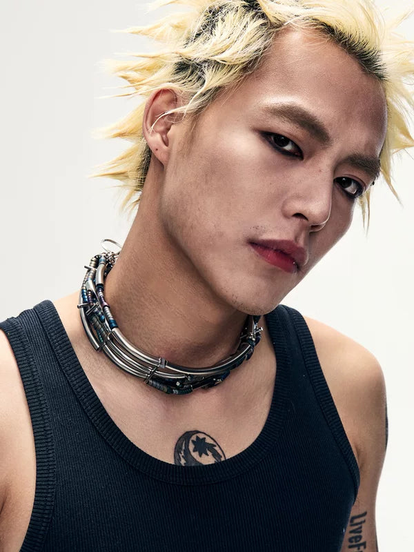 Handcrafted Avant-Garde Clavicle Chain Necklace 3