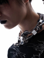 Handcrafted Futuristic Choker Necklace 4