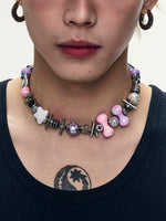 Handmade Beaded Statement Necklace 1