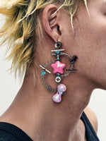 Handmade Futuristic Punk Statement Earrings 2