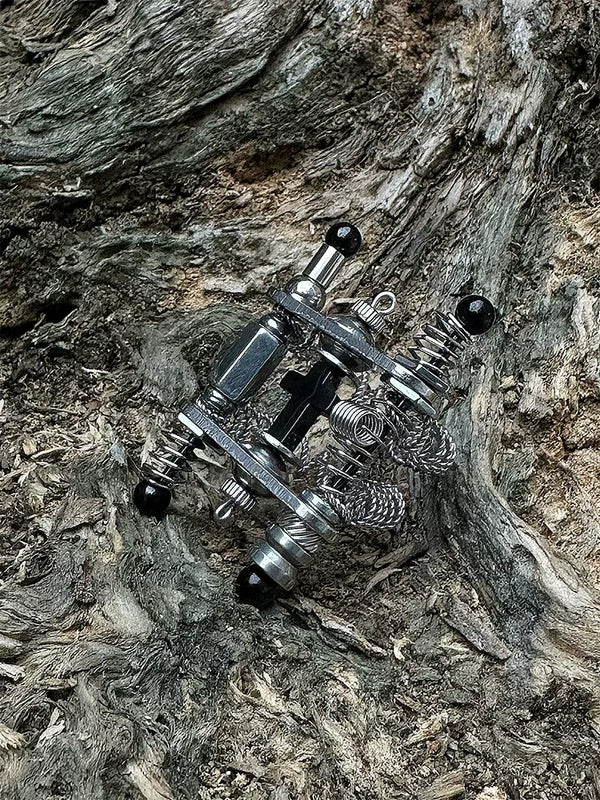 Handmade Hardcore Punk Spring Ring 4