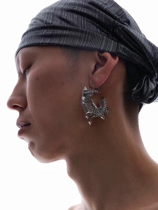 Handmade Hardcore Tech Earrings 1