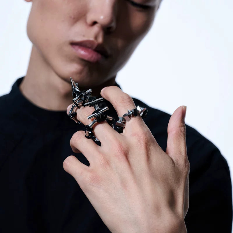 5807785622988, Handmade Mechanical Choker Necklace