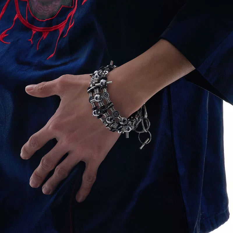 5807785622986, Handmade Mechanical Choker Necklace