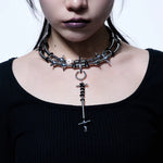 5368809583434, Handmade Mechanical Choker Necklace