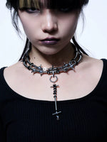 5237960168816, Handmade Mechanical Choker Necklace