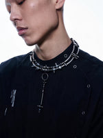 5291760221850, Handmade Mechanical Choker Necklace