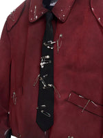 Handmade Pearl Safety Pin Necktie 3