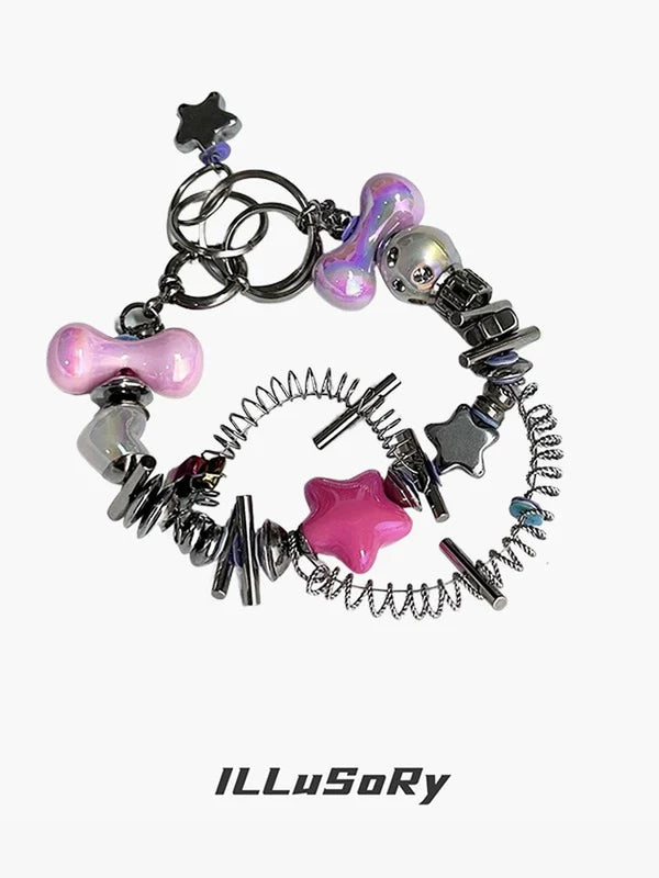 Handmade Star Charm Coil Bracelet 5