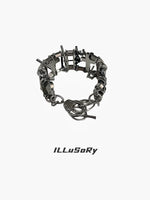 Hardcore Punk Style Metal Link Bracelet 5