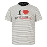 6229660858623,6229660858624,6229660858625,6229660858626, Heart Slogan Striped Graphic Street T-Shirt