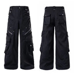 6032183636681,6032183636682,6032183636683,6032183636684, Heavy-Duty Multi-Pocket Wide Leg Cargo Pants