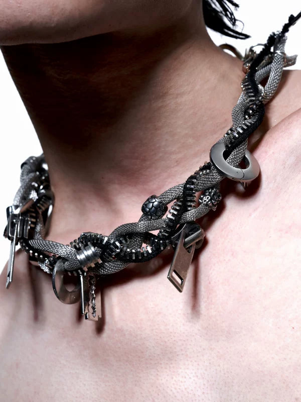 Heavy Metal Mechanical Necklace 1