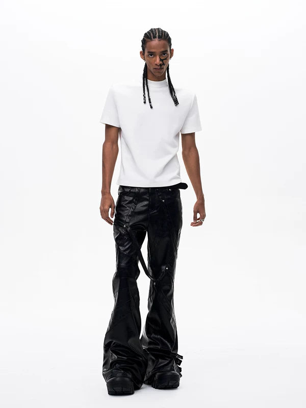 Heavyweight Air Layer Mock Neck T-Shirt 4