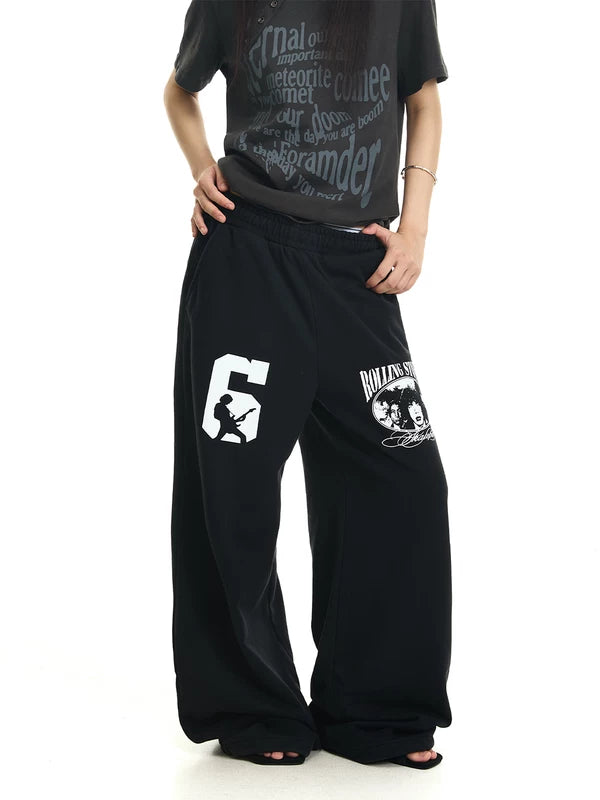 Heavyweight Baggy Wide-Leg Sweatpants 3
