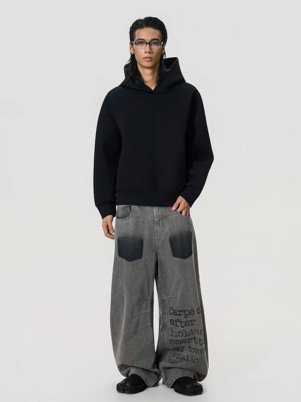 Heavyweight Boxy Pullover Hoodie Sweatshirt 4