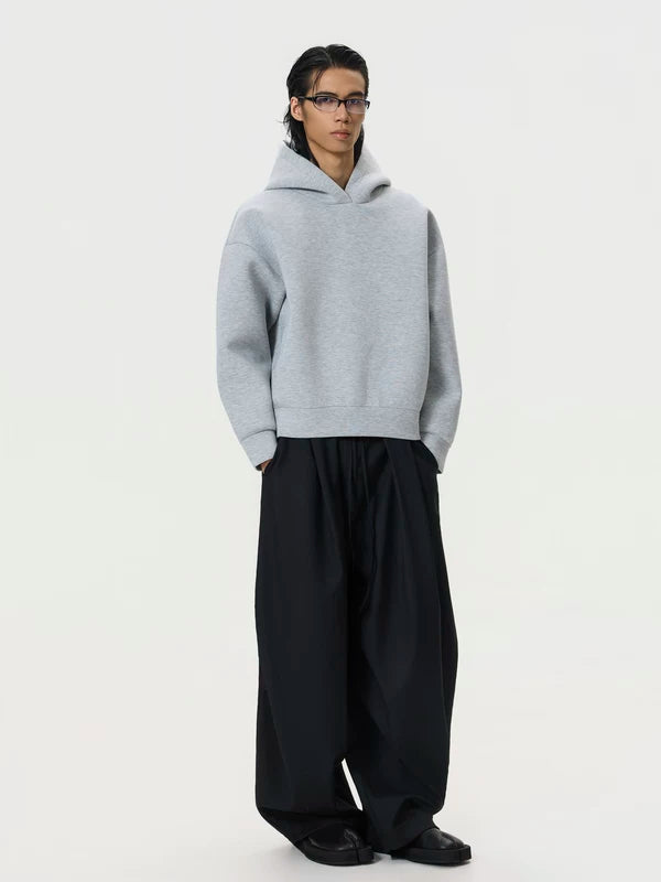 Heavyweight Boxy Pullover Hoodie Sweatshirt 5