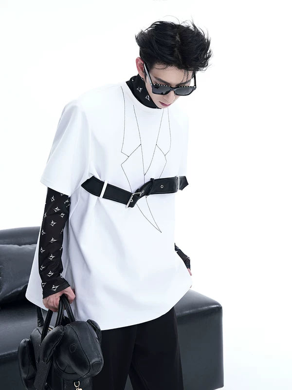 Heavyweight Deconstructed Padded Shoulder T-Shirt 4