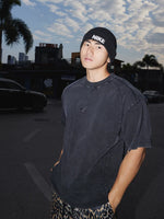 Heavyweight Embroidered Retro Washed T-Shirt 3