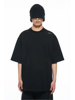 Heavyweight Oversized Basic Short Sleeve T-Shirt 1