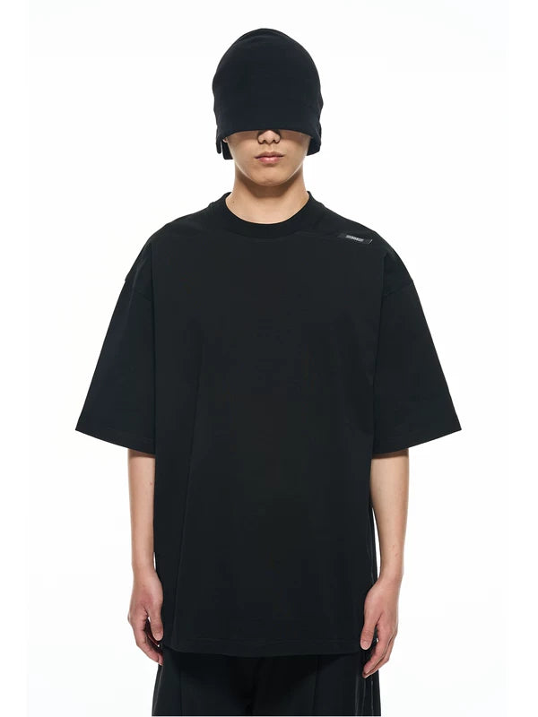 Heavyweight Oversized Basic Short Sleeve T-Shirt 1