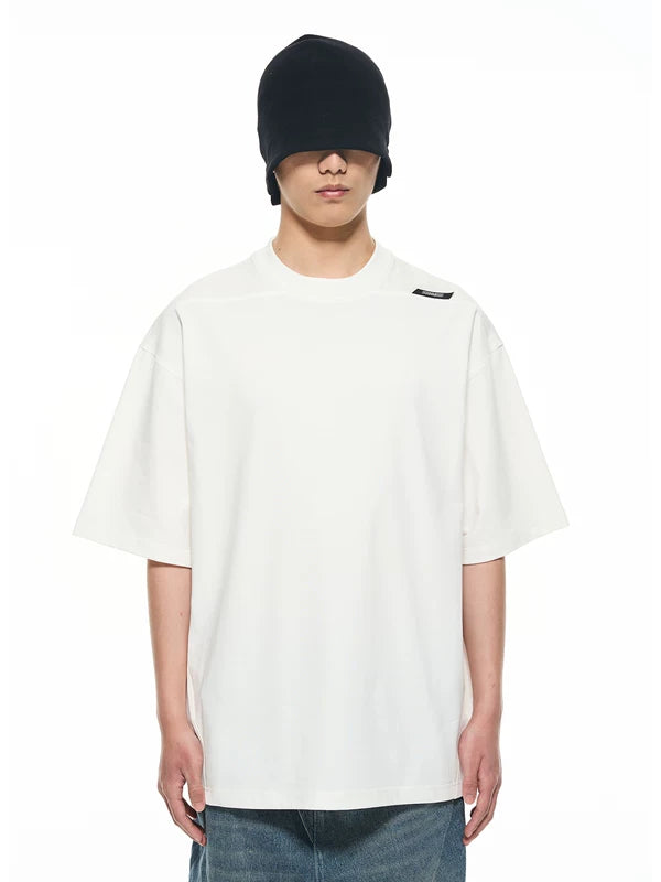 Heavyweight Oversized Basic Short Sleeve T-Shirt 4