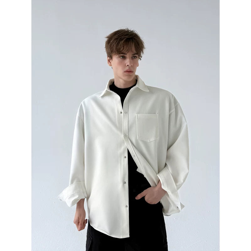 Heavyweight Oversized Button-Up Shirt Jacket 2