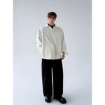 Heavyweight Oversized Button-Up Shirt Jacket 4