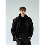 Heavyweight Oversized Minimalist Shirt Jacket 2