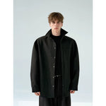 Heavyweight Oversized Minimalist Shirt Jacket 5