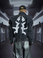 Heavyweight Puffer Jacket with Flame Applique 2