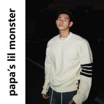 5768853559518,5768853559519,5768853559520,6140687006862, Heavyweight Ribbed Knit Crewneck Sweater