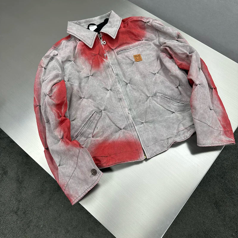 Heavyweight Washed Canvas Gradient Workwear Jacket 2