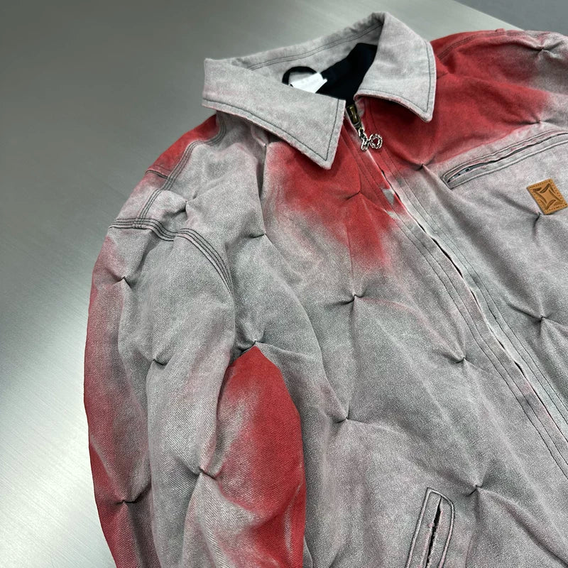 Heavyweight Washed Canvas Gradient Workwear Jacket 3