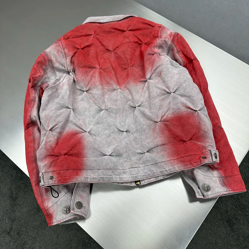 Heavyweight Washed Canvas Gradient Workwear Jacket 4