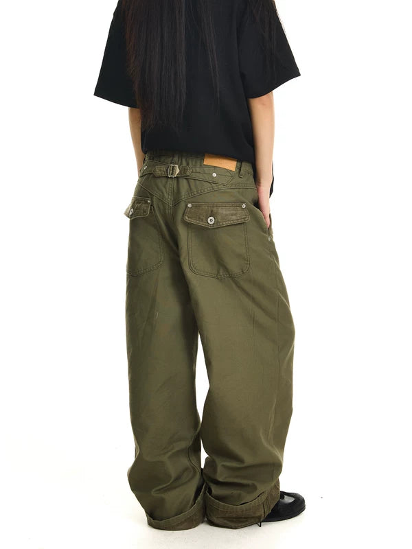 Herringbone Cargo Pants 3