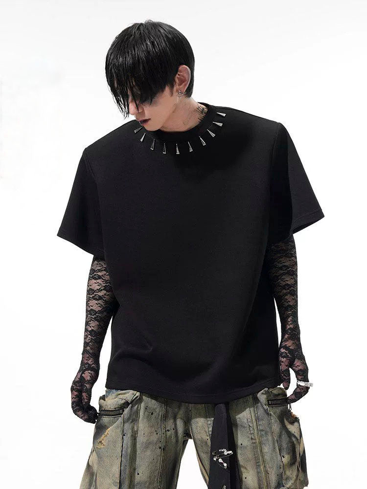 Padded Shoulder Heavyweight T-Shirt
