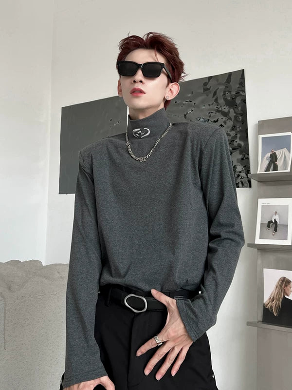 High-Neck Long-Sleeve T-Shirt 4