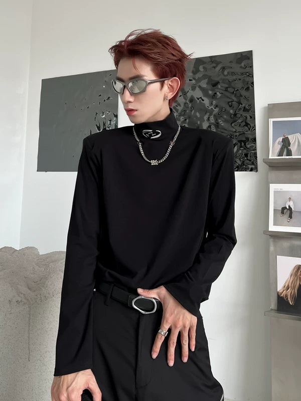 High-Neck Long-Sleeve T-Shirt 5
