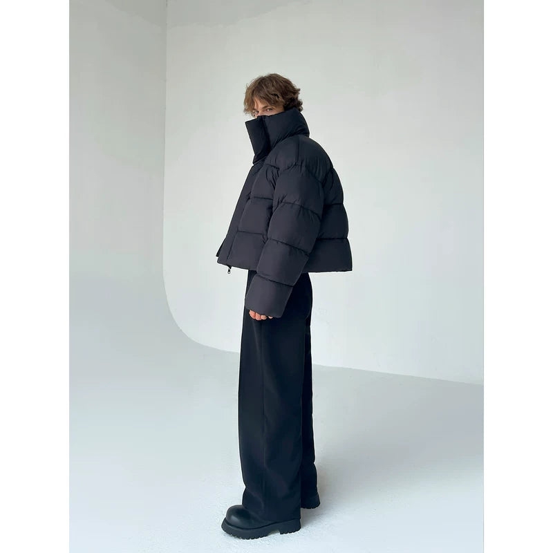 High-Neck Oversized Puffer Jacket 2