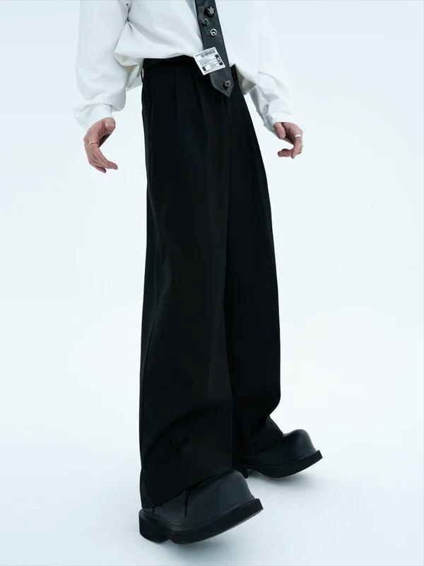 High-Waisted Loose Wide-Leg Pants 5
