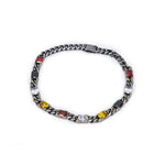 5887247360169, Hip Hop Zircon Titanium Steel Chain Necklace